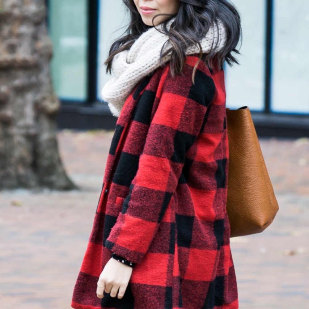 Red Buffalo Plaid Coat